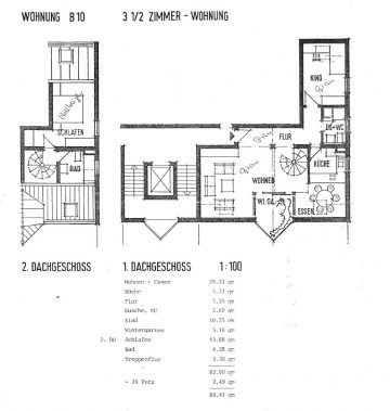 Esslingen-Stadtmitte: Moderne 3,5-Zimmer DG Maisonette Wohnung 73728 Esslingen, Maisonettewohnung